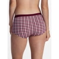 thumbnail image 2 of No Boundaries Cotton Blend Boyshort Panties, Women's XS-XXXL, 2 of 4