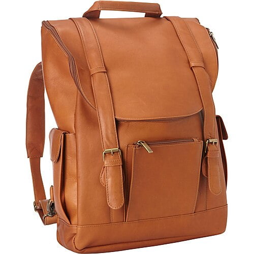 Le Donne Leather Classic Laptop Backpack LD044
