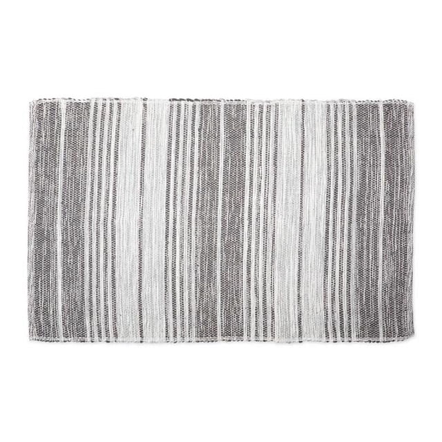 Design Imports CAMZ11090 Variegated Gray Recycled Yarn Rug, 2 x 3 ft.