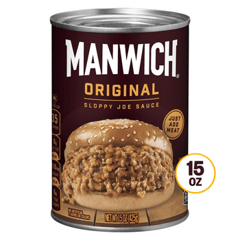 Manwich Original Sloppy Joe Sauce, Canned Sauce, 15 OZ