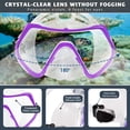 thumbnail image 3 of Set de Snorkel ZEEPORTE Máscara y Aletas con Equipo para Adultos + Bolsa, 3 of 7
