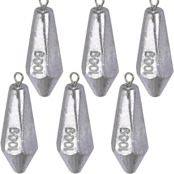 QualyQualy Drop Shot Fishing Weights Kit - Saltwater Sinker Casting Lead 40G