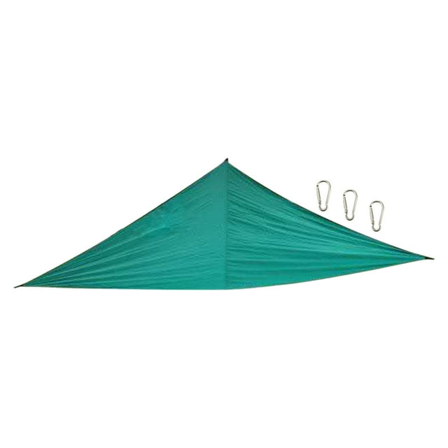 Labymos Voile d'Ombrage 13 Pieds Résistante à la Pluie et aux UV, Imperméable, Robuste, Triangulaire 210T