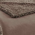 thumbnail image 3 of Micro Flannel Reverse to Sherpa Blanket, King, Hazelnut, 3 of 3