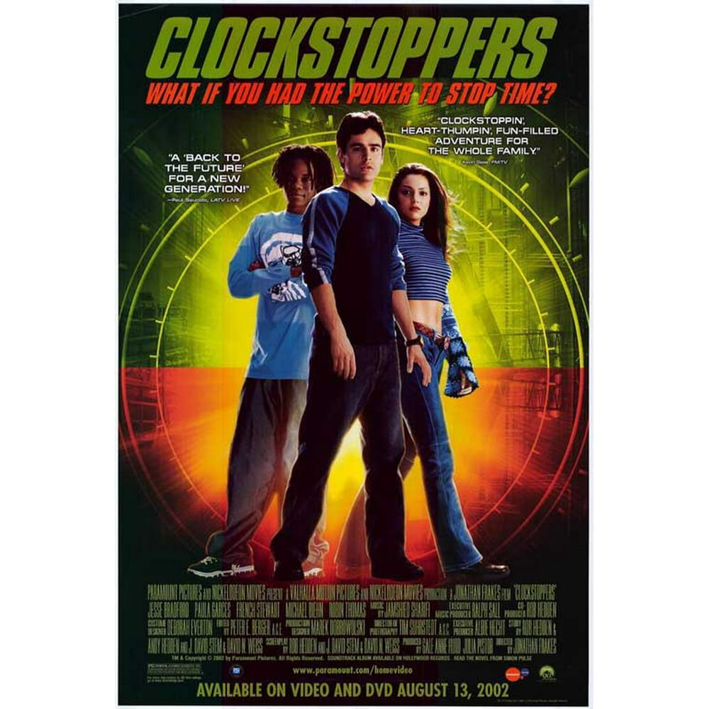 Clockstoppers movie POSTER (Style A) (11" x 17") (2002)