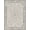 Gray Beige, Pattern 4, variant on Design&I 4'x6' Washable Area Rug Boho Vintage Distressed Lattice Border Scroll Ornate Latticework Beige Flowing for Dorm Room, Living Apartment, Flatweave Daily Traffic Ready
