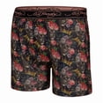 thumbnail image 2 of Ed Hardy Mens Underwear Boxer Briefs Comfortable, Breathable, Stylish Design 4 Pack, Colorful Prints, XLarge, 2 of 4