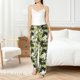 thumbnail image 4 of Balery Hawaii Palms Pantalones de pijama para mujer, pijamas ultraligeros, pantalones de estar por casa-Small, 4 of 6