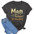 thumbnail image 4 of WILLBEST T-Shirts Femmes Mode Imprimé Haut Ample Col Rond T-Shirt 2467, 4 of 4