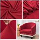 thumbnail image 3 of Funda de sillón liso, funda de sillón de color sólido, funda de sofá con apoyabrazos, protector de silla de bañera (rojo) Feliz Sencillez, 3 of 4