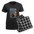 thumbnail image 5 of CafePress - Self Portrait_Of_The_Shunga_Album Pajamas - Women's Short Sleeve Print T-Shirt and Pants Dark Cotton Pajama Set, 5 of 7