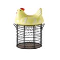 thumbnail image 1 of Egg Storage Basket Large-capacity Chicken Cover With Ceramic Nordic Egg Storage Holder For Kitchen - Jxlgv, 1 of 5