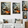 thumbnail image 4 of Designart "Abstract Art: Military Apache Helicopter" Military Canvas Wall Art, 4 of 7