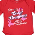 thumbnail image 4 of Inktastic For My Great Grandma-Breast Cancer Awareness Boys or Girls Long Sleeve Baby Bodysuit, 4 of 5