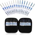 thumbnail image 1 of Crochet Hooks Set 16pcs With Portable Case For Diy Hand Knitting Art For Lovers(blue), 1 of 5
