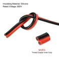 thumbnail image 3 of 2 Conductor Parallel Silicone Wire 8AWG 8 Gauge Red Black Electrical Wire Tinned Copper 1.5m/5ft, 3 of 6