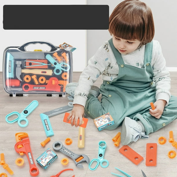 Enfants Outil Valise Désassemblage Projet Boîte de Rangement Bricolage  Ensemble Famille Puzzle Jouets pour Enfants 