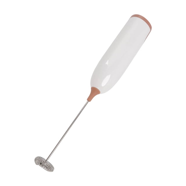Automatic Handheld Milk Frother, Quick Foam Maker, Battery Powered, Lightweight ABS Shell, Stainless Steel Tip, For Coffee, Cappuccino, Hot Chocolate