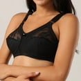 thumbnail image 1 of Spdoo Women Bra Full Figure Plus Size Wirefree Sexy Ultra-thin Full Cup, 1 of 6