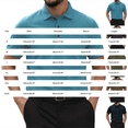 thumbnail image 4 of Men's Casual Short Sleeve Polo Shirts Classic Button Summer Collared Golf Top T-Shirt with Pocket Green S by Awwp, 4 of 9