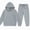 G362-Grey, variant on HFHAPW Boys Girls Sweatpants Set 2 Piece Fleece Pullover Hoodie Sweatshirt and Jogger Outfits 2-13 T Girls Casual Activewear Set Sweatsuit(Blue,3-4 Y)