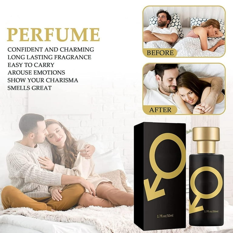 Golden Lure Perfume Lure for Her Men Perfume, Lure for Her Pheromone, Lure  for Her Men Cologne - 1.7 Fl Oz 