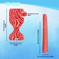 thumbnail image 2 of VOS Elite Pool Collection featuring 2 Mega Foam Wavy Noodles, 2 Infinity Lounger Effusion Floats, and 2 Phoenix Graphic Printed Saddle Water Floats (Kovo Coral), 2 of 8