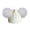 White, variant on NOEGOEU Toddler Baby Beanie Warm Knit Winter Hats for Kids Newborn Hats with Pom Pom for 1-6Y (Beige,One Size)