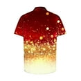 thumbnail image 4 of JURANMO Clearance On Halloween Men's Bowling Shirts Christmas Fashion Printed Hawaiian Shirt Blouses Loose Casual Short Sleeve Tees Tops Xmas Clothes Red L, 4 of 6