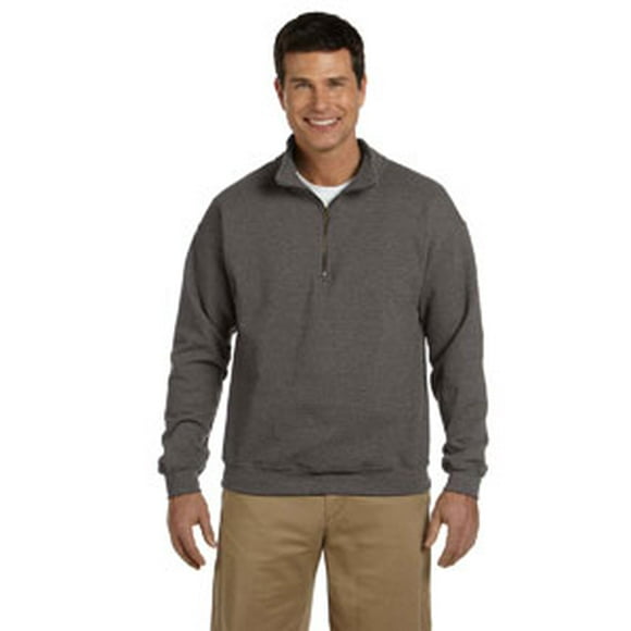 Heavy Blend™ Adult 13.3 oz./lin. yd. Vintage Cadet Collar Sweatshirt - TWEED - S
