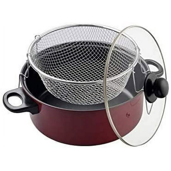 J&V TEXTILES 3-Piece Deep Fryer Set
