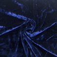 thumbnail image 2 of Navy Crushed Stretch Velvet Solid, 2 of 8