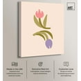 thumbnail image 2 of Tulips for my Twenties Canvas Trendy Retro Posters by Art Remedy, Gallery Wrapped, 16 x 20, 2 of 7