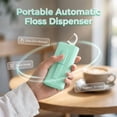 thumbnail image 2 of Portable Floss Dispenser Kit, 2026 New Refillable Dental Floss Dispenser, Floss Pick Holder, Travel Floss Picks Case for Travel, Home, Restaurant, Oral Care (Green-2pcs), 2 of 8