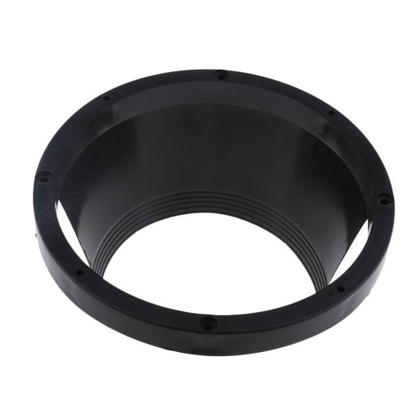 6.5in de coche cubierta impermeable espaciador de cuerno protector de plástico con cojín protector cojín de puerta de retención de cuerno negr