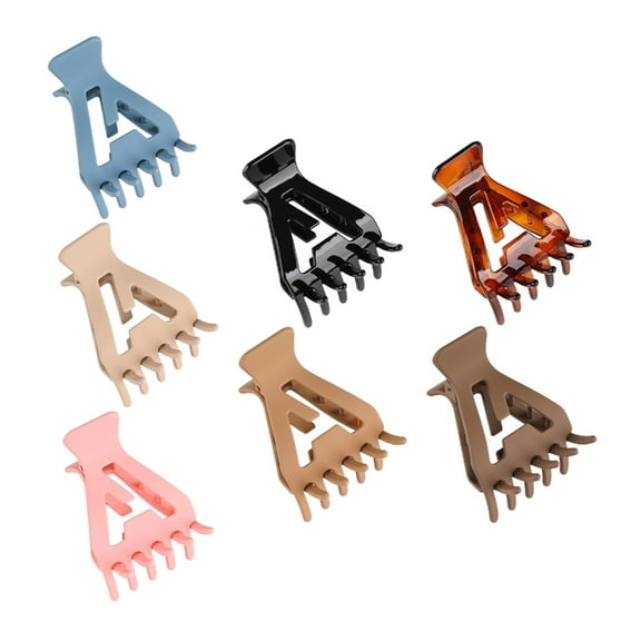 Huhudde 7PCS Comfortable Hair Clip for Curly Hair Volumizing Boosts Root Lift Styling Lightweight Resin Styles Clip