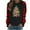 Red 08, variant on Womens Christmas Buffalo Plaid Shirt Raglan Long Sleeve Tops Crew Neck Sweatshirt Loose Plus Size Holiday Outfit (L, Red 04)