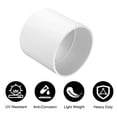 thumbnail image 3 of Uxcell 1 Pcs Pipe Fitting 4" Coupling Adapter Socket x Socket White, 3 of 6