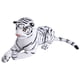 thumbnail image 2 of Big Cat Soft White Plush Plush Tiger, Juguete de Tigre Artificial, Para Niños Dormitorio para Niños Casa, 2 of 7