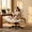 Beige Boucle, variant on Peispie Criss Cross Office Chair with Adjustable Arms, Sherpa Cross Legged Desk Chair with Headrest, Wide Seat High Back Swivel Computer Office Chair for Home Office, Beige
