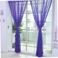 thumbnail image 3 of BEADCEST 2Set Voile Curtains Purple 118x79in Polyester Privacy Light Filtering Energy Efficiency For Bedroom, 3 of 3