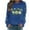 Blue, variant on St Patricks Day Shirt Women Gnomes Hold Clover Print Sweatshirt Crew Neck Long Sleeve Tops Irish Themed Clothes Funny Saint Patricks Day Shirt