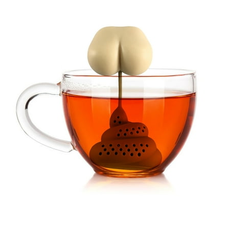 

Poop Shaped Tea Filter Funny Silicone Tea Infuser Portable Tea Strainer
