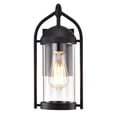 thumbnail image 2 of RADIANCE goods Transitional 1 Light Textured Black Outdoor Wall Sconce 13" Height, 2 of 12