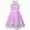 Purple, variant on Girls Dress Pink Butterfly Embroidered Halter Dress Party 7 Years