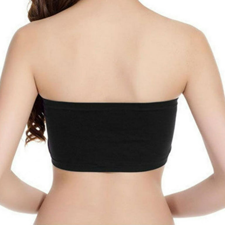 Forzero Women Seamless Tube Top Strapless Push Up Bra Comfortable Strapless  Backless Padded Underwear for Lady