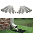 thumbnail image 6 of Vsenkes 2 Pieces Gutter Downspout Diverters Down Spout Extenders for Lawn White, 6 of 9