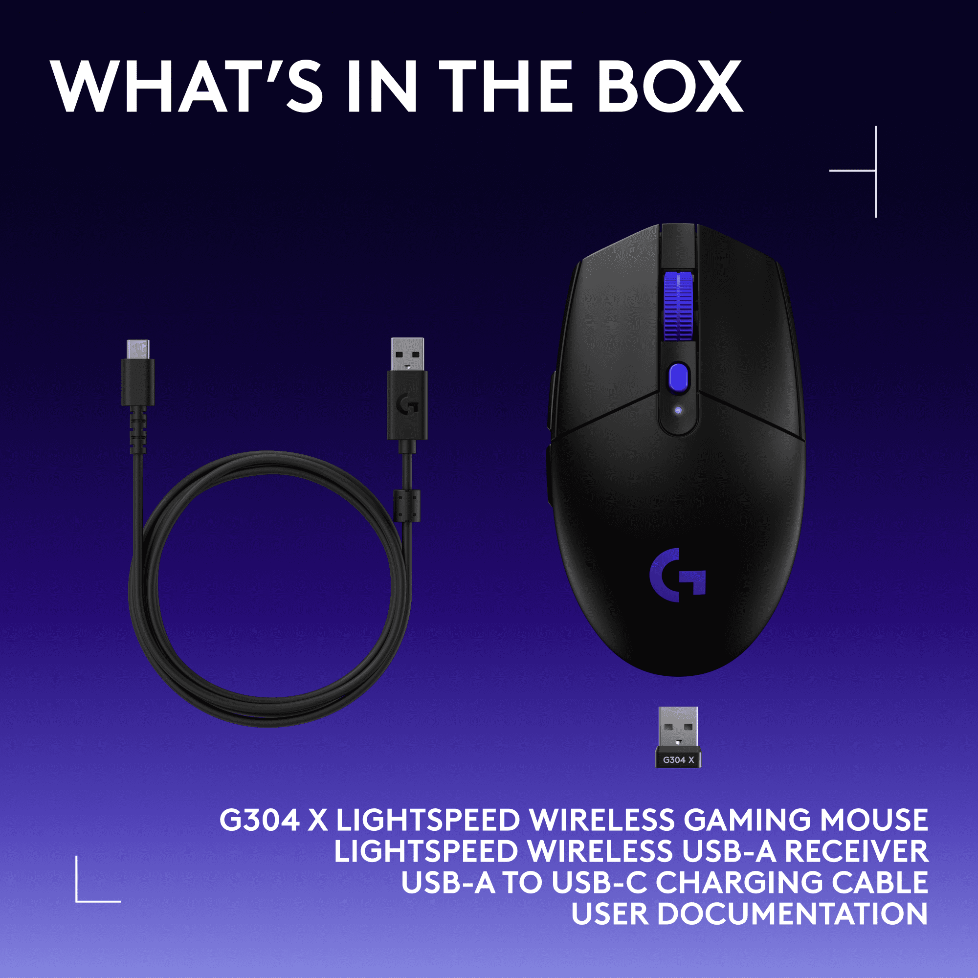 Logitech G304X Wireless Gaming Mouse - Black
