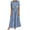 Light Blue, variant on Plus Size Short Sleeve Denim Dresses for Women V Neck Button Down Front Maxi Dress with Pockets Tiered Loose Comfy Birthday Gifts for Women