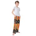 thumbnail image 3 of FORMRS Boys Pajama Pants with Pockets Size 6-8Y Kids Lounge Sleep Bottoms, Black Cat, 3 of 8